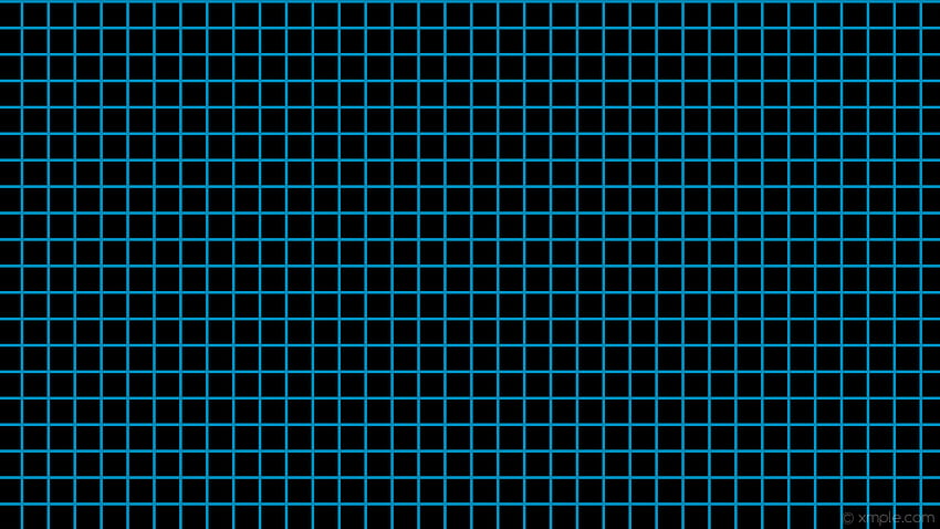 carta millimetrata nero griglia blu profondo cielo blu Sfondo HD