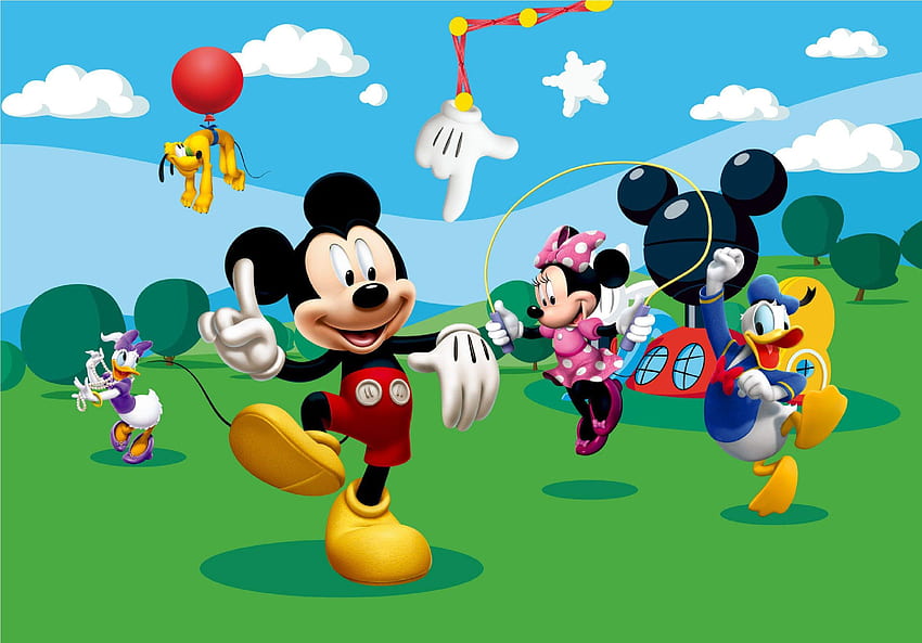 La casa club de Mickey Mouse, la casa de Mickey Mouse fondo de pantalla