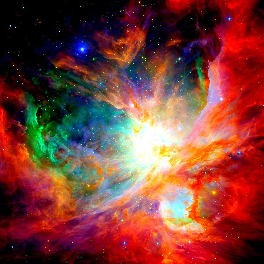 Orion Nebula Close Up II, Rainbow Nebula HD phone wallpaper