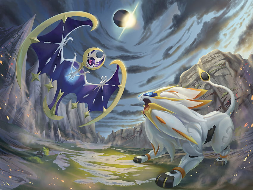 Wszystkie gry Delta: Pokémon Sun and Moon „Legendarny Pokemon Tapeta HD