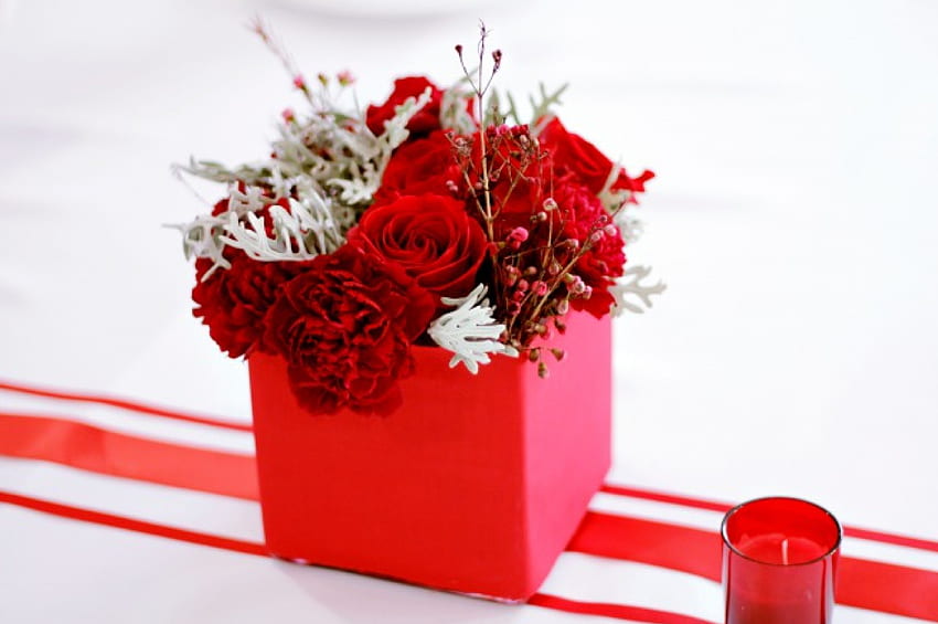 ๑~๑ Love Is In The Air ๑~๑ การออกแบบ ดอกกุหลาบ ความบันเทิง ดอกไม้ ความหลงใหล สวยงาม การจัดเรียง เทียน ความรัก อากาศ สีแดง จุดศูนย์กลาง ตลอดไป วอลล์เปเปอร์ HD