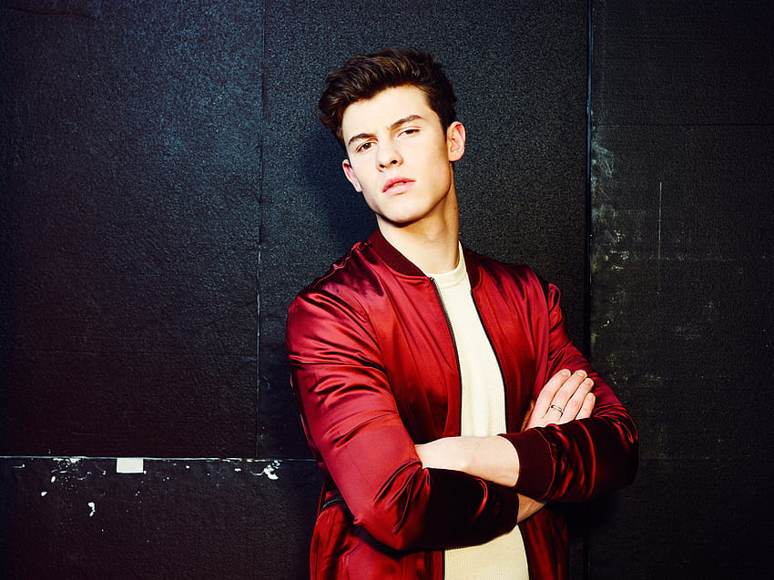 Data Src Vertical Shawn Mendes For Pc - Shawn Mendes In Red - - , Shawn Mendes PC HD wallpaper