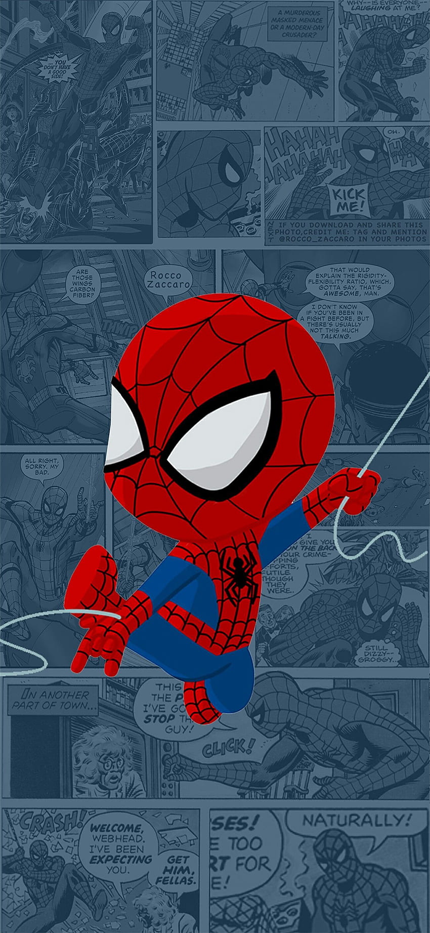 Download Chibi Spider Man Iphone Wallpaper  Wallpaperscom