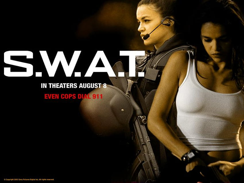 película SWAT, aplastar, película fondo de pantalla