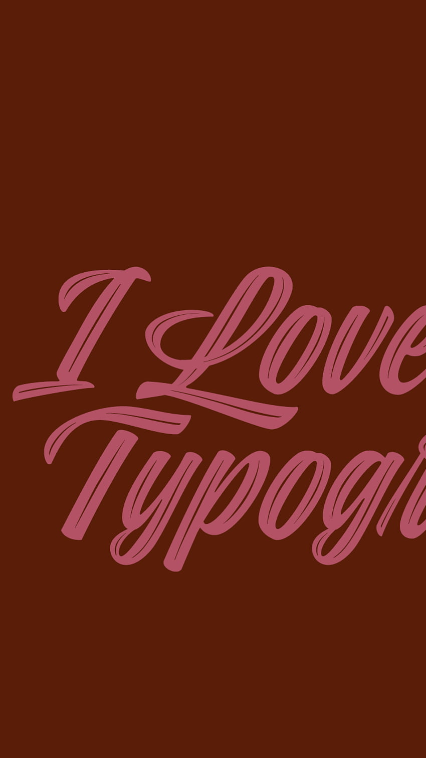 Font, caratteri tipografici e tutto ciò che è tipografico, I Love Indie Sfondo del telefono HD