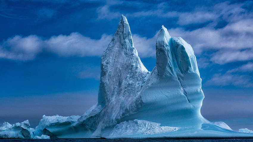 그린란드 빙산. 스튜디오 10 HD 월페이퍼