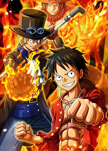 One Piece  SaboMonkey D Luffy  Portgas D Ace 2K wallpaper download