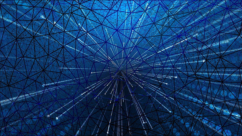 Web bleu artistique, artiste, et arrière-plan Fond d'écran HD