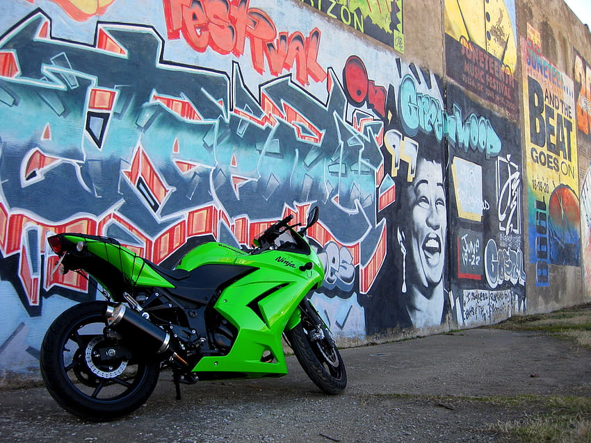 Kawasaki Ninja 250r , and High Quality, Kawasaki Ninja Green HD