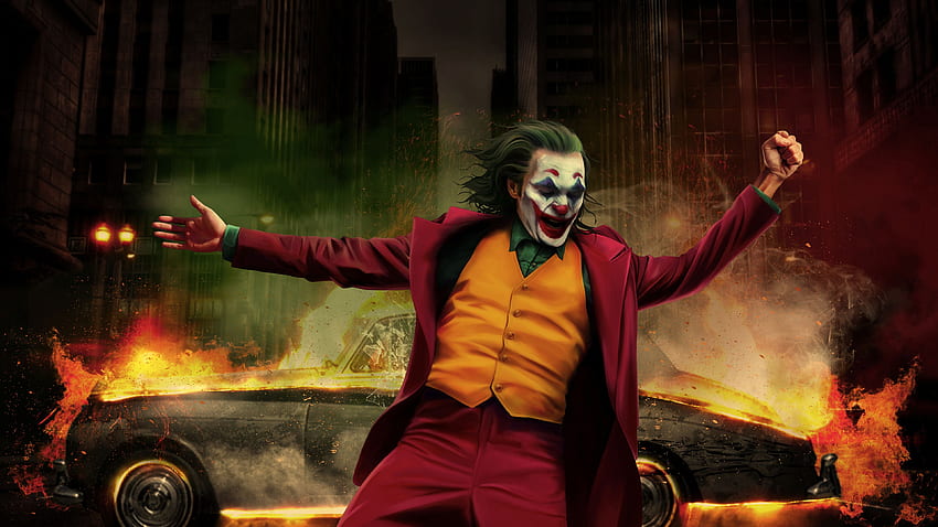Joker Bailando feliz, Joker 2020 fondo de pantalla