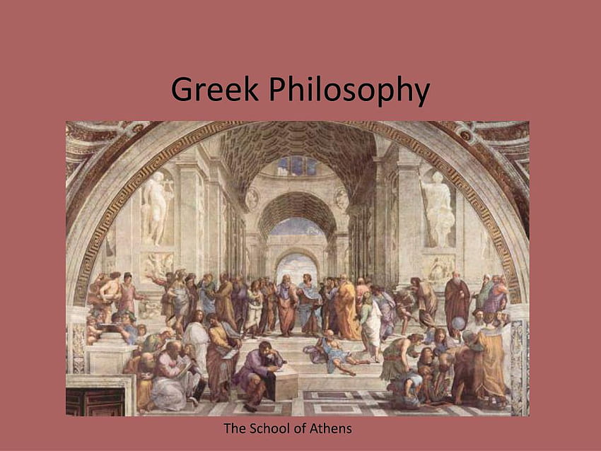 PPT - Presentazione PowerPoint Filosofia Greca, Filosofi Greci Sfondo HD