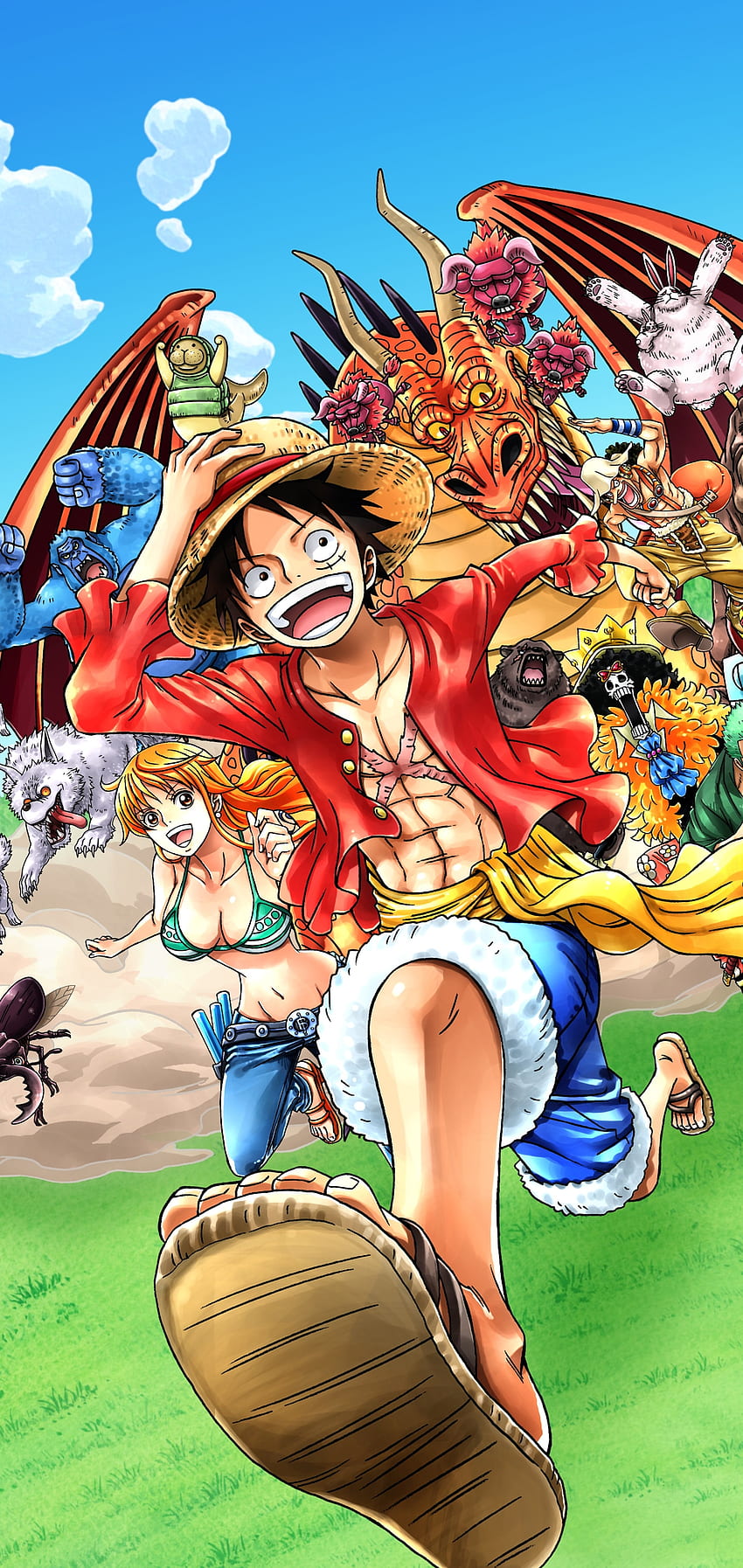 Anime One Piece, One Piece Samsung wallpaper ponsel HD