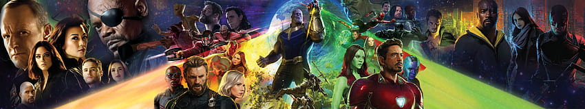 Avengers Infinity War, Star Wars Yoda 5760X1080 HD-Hintergrundbild