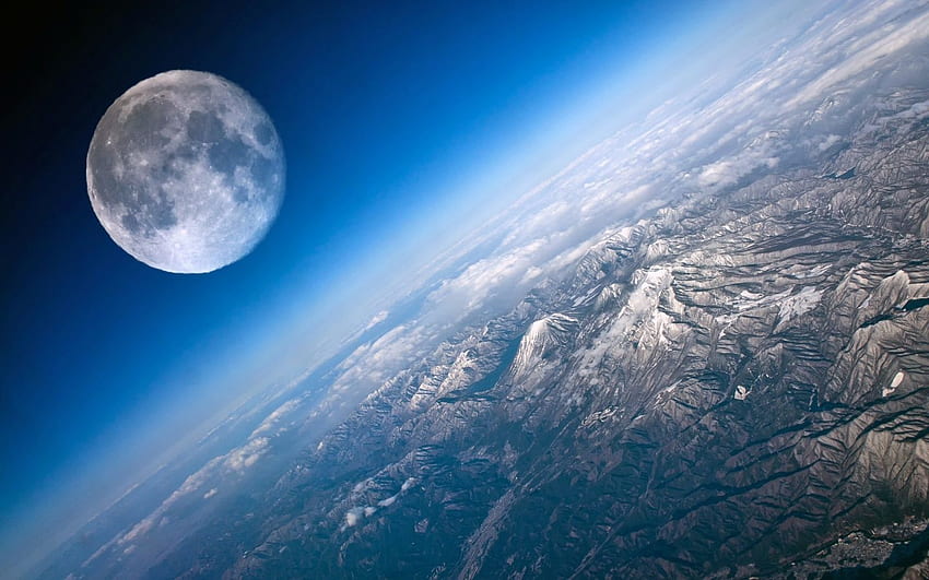 Nasa, Isro, Iss, Exoplanetas, Espaço, terra vista do espaço, lua, lua papel de parede HD