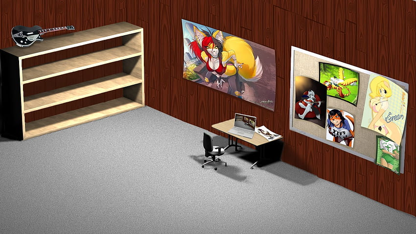 Desk HD wallpaper