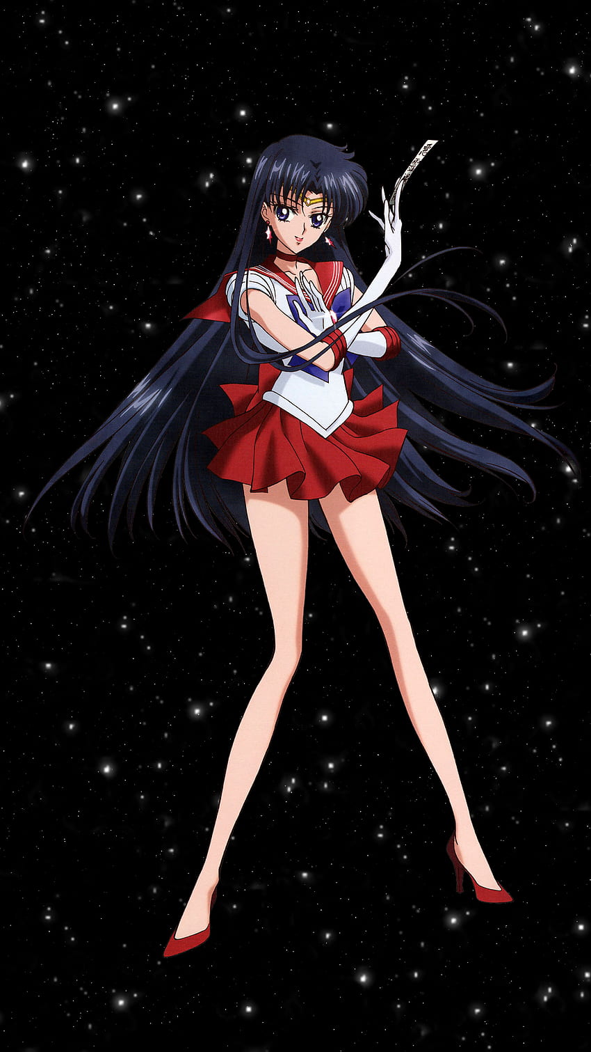 Sailor Mars, moon, sailormars, usagitsukino, manga, anime, sailormoon, sailor moon HD phone wallpaper