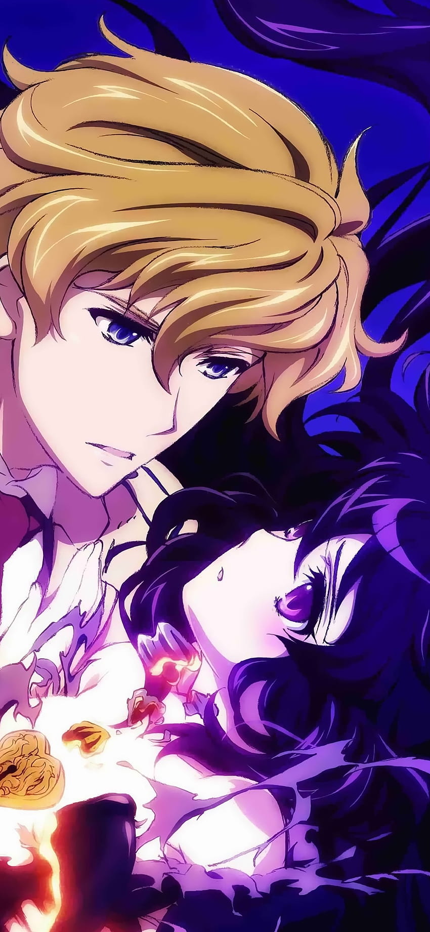 iPhone 아니메 Boy And Girl, Love Heart, Key - Mystic Archive Of Dantalian, Anime Love iPhone HD 전화 배경 화면