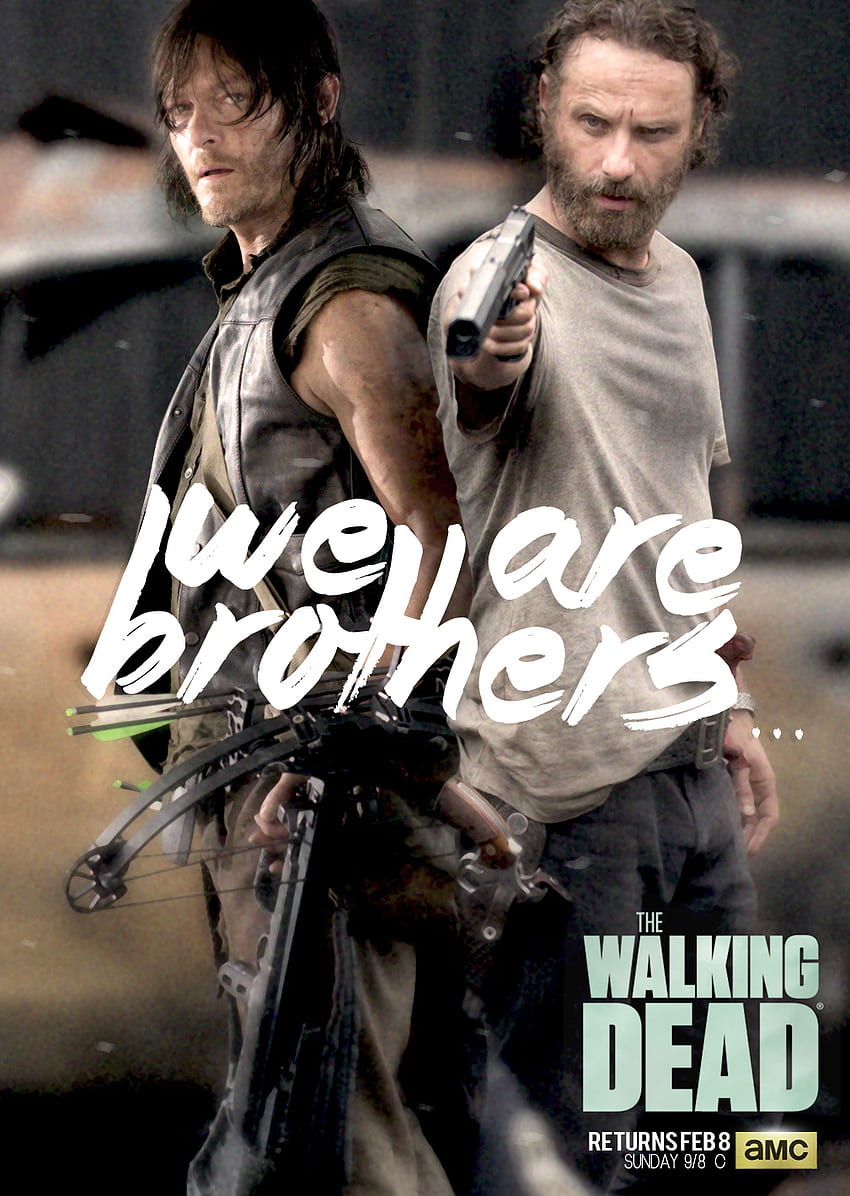 Walking Dead Daryl y Rick, The Walking Dead Rick fondo de pantalla del teléfono