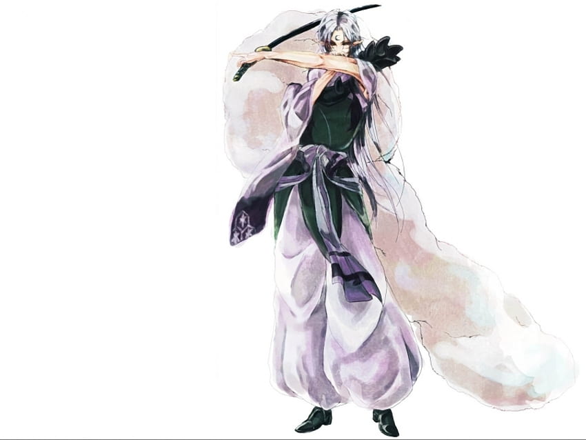 Sesshomaru, Kimono, Schwert, Inuyasha, Rüstung, Anime, Fantasy, Original, Anime-Krieger, Katana HD-Hintergrundbild