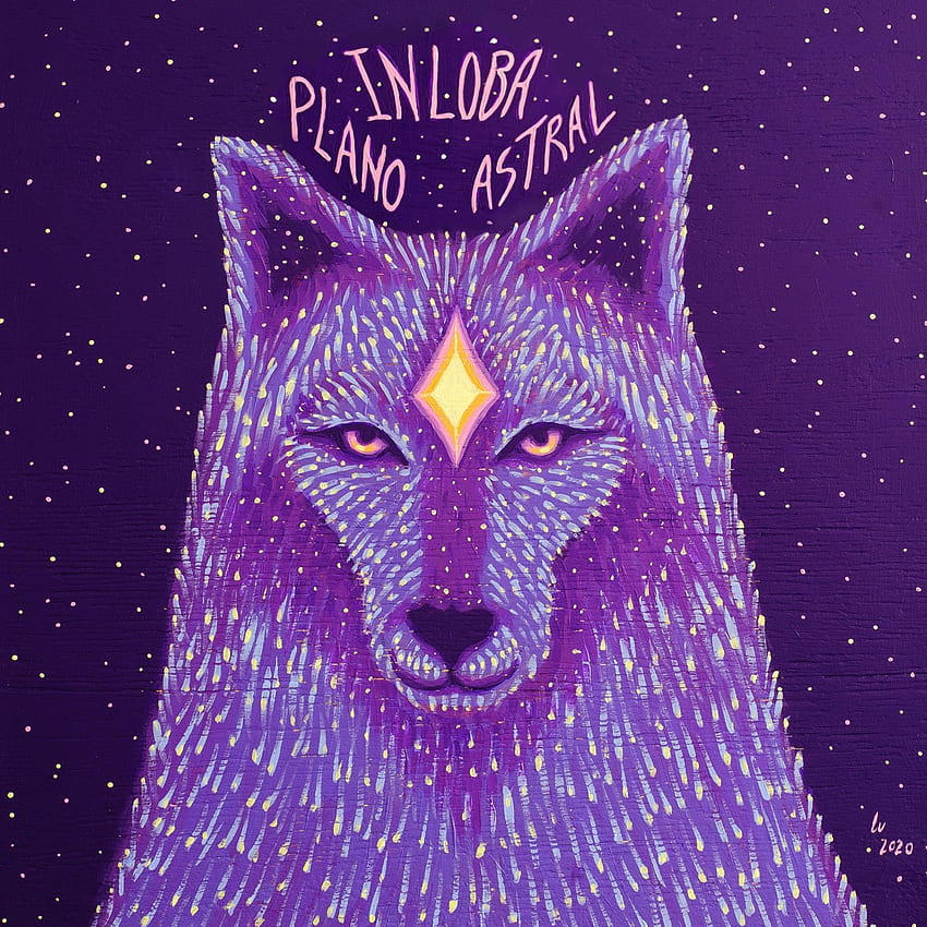 In Loba - Single by Plano Astral on Apple Music, Cosmic Wolf HD phone wallpaper