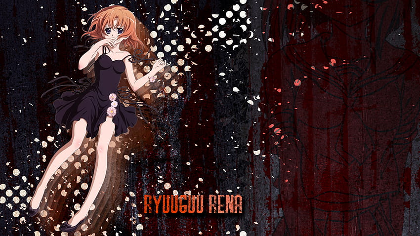 Ryudguu Rena, white, black, rena ryudguu, red, rena, girl, orange HD wallpaper