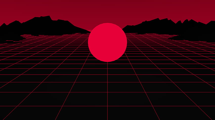 80s Aesthetic Red - Red Aesthetic Background -, 80s Aesthetic Computer HD wallpaper
