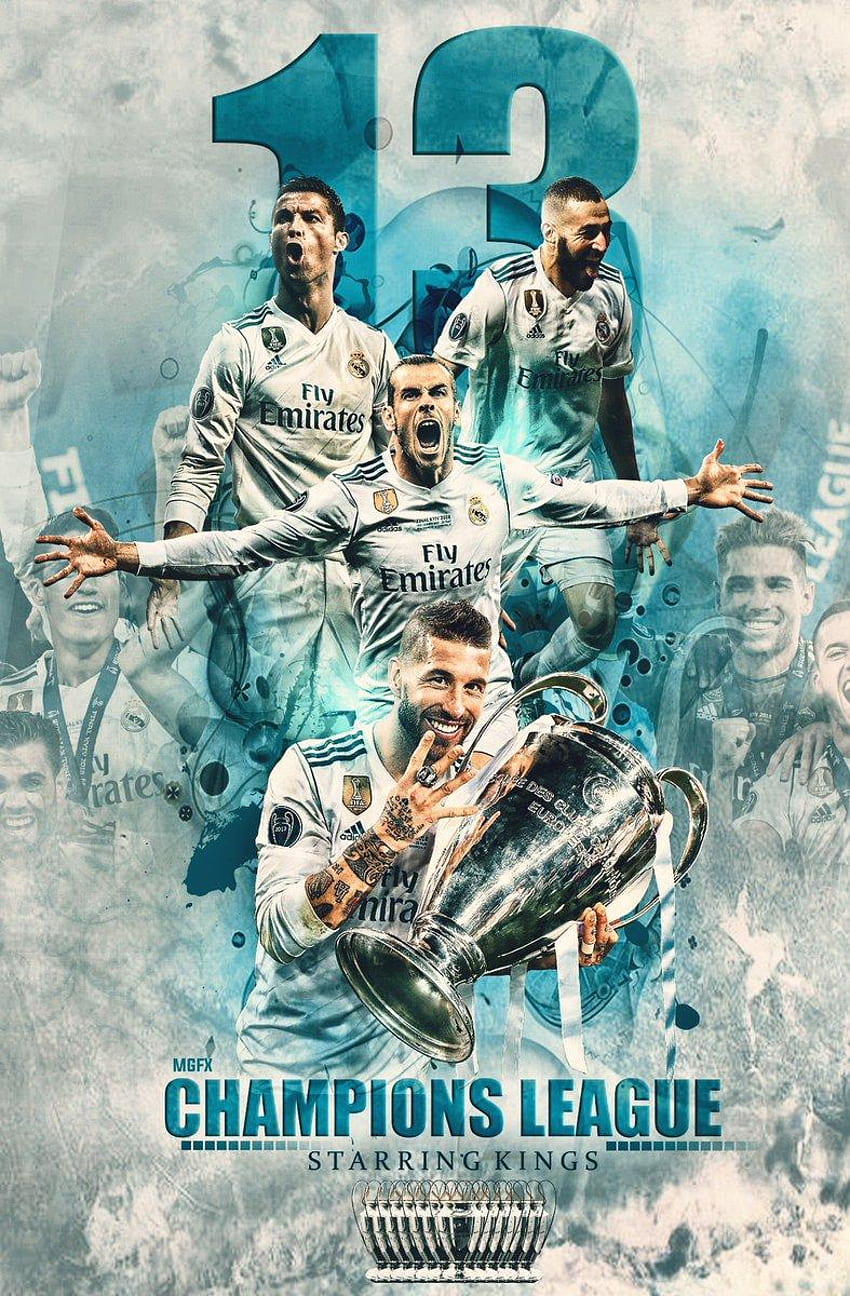 Campeón del Real Madrid, Liga de Campeones del Real Madrid fondo de pantalla del teléfono