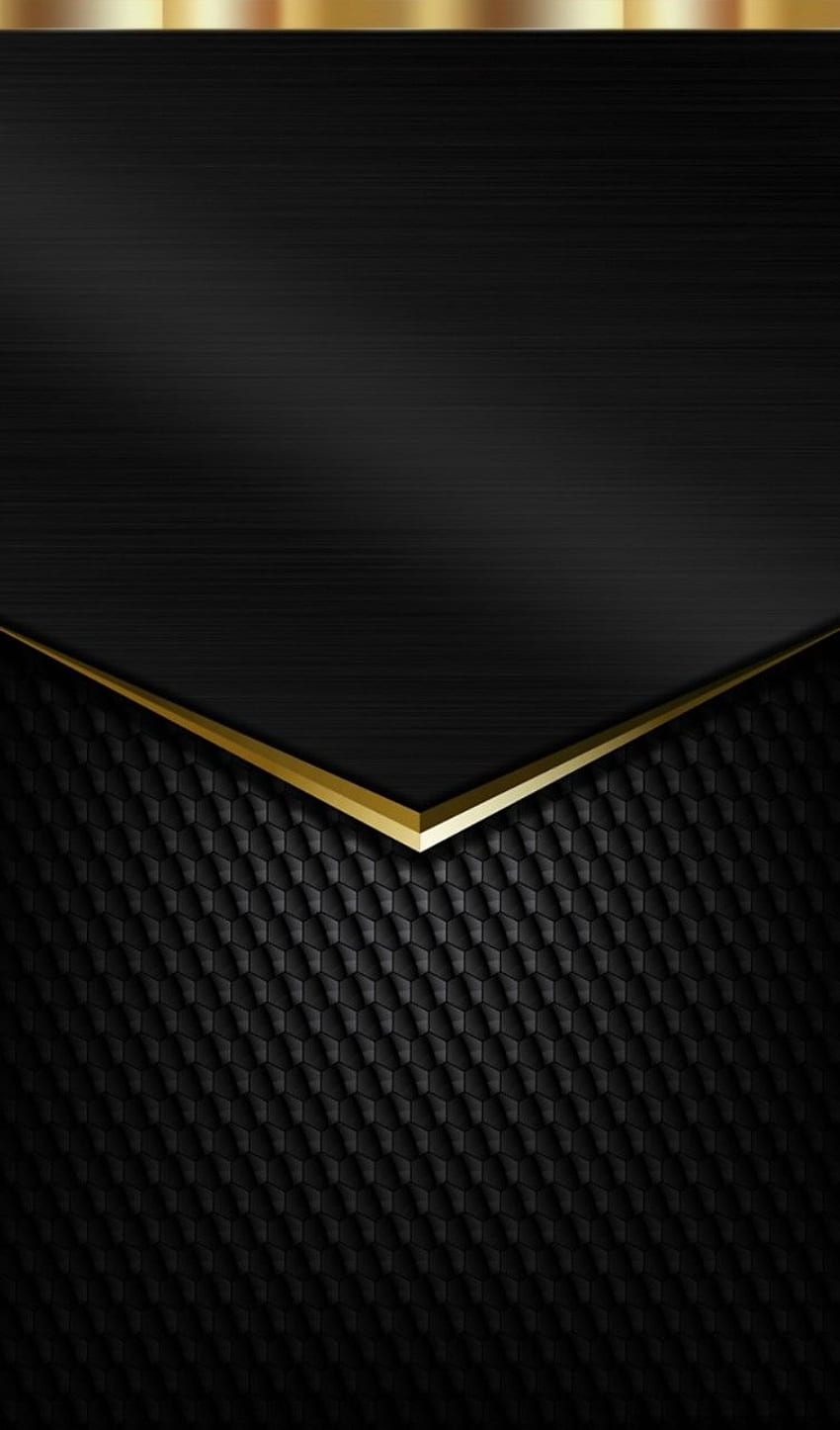 Черно и златно, елегантно черно и златно HD тапет за телефон