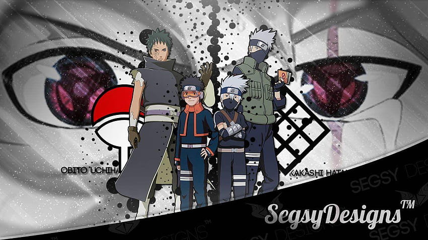 Download Friend or foe? The epic clash between Kakashi and Obito. Wallpaper  | Wallpapers.com