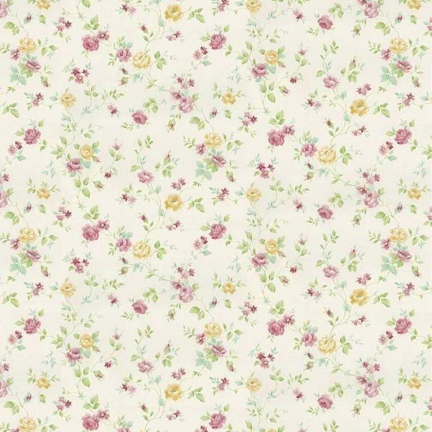Pastel Floral - . Vintage, fundo floral, floral, vintage floral rosa pastel Papel de parede de celular HD