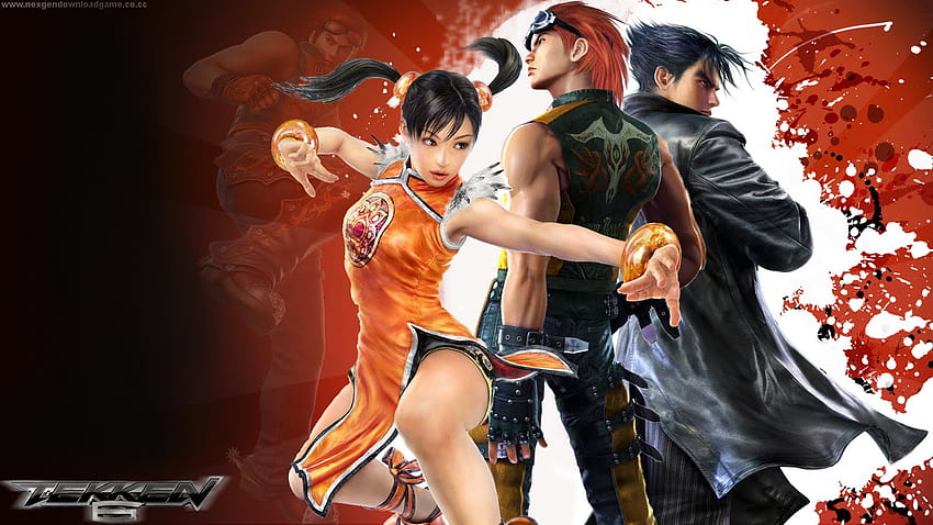 Tekken fighters Jin Hwoarang Xiaoyu, tekken, videogame, amigos, lutadores papel de parede HD