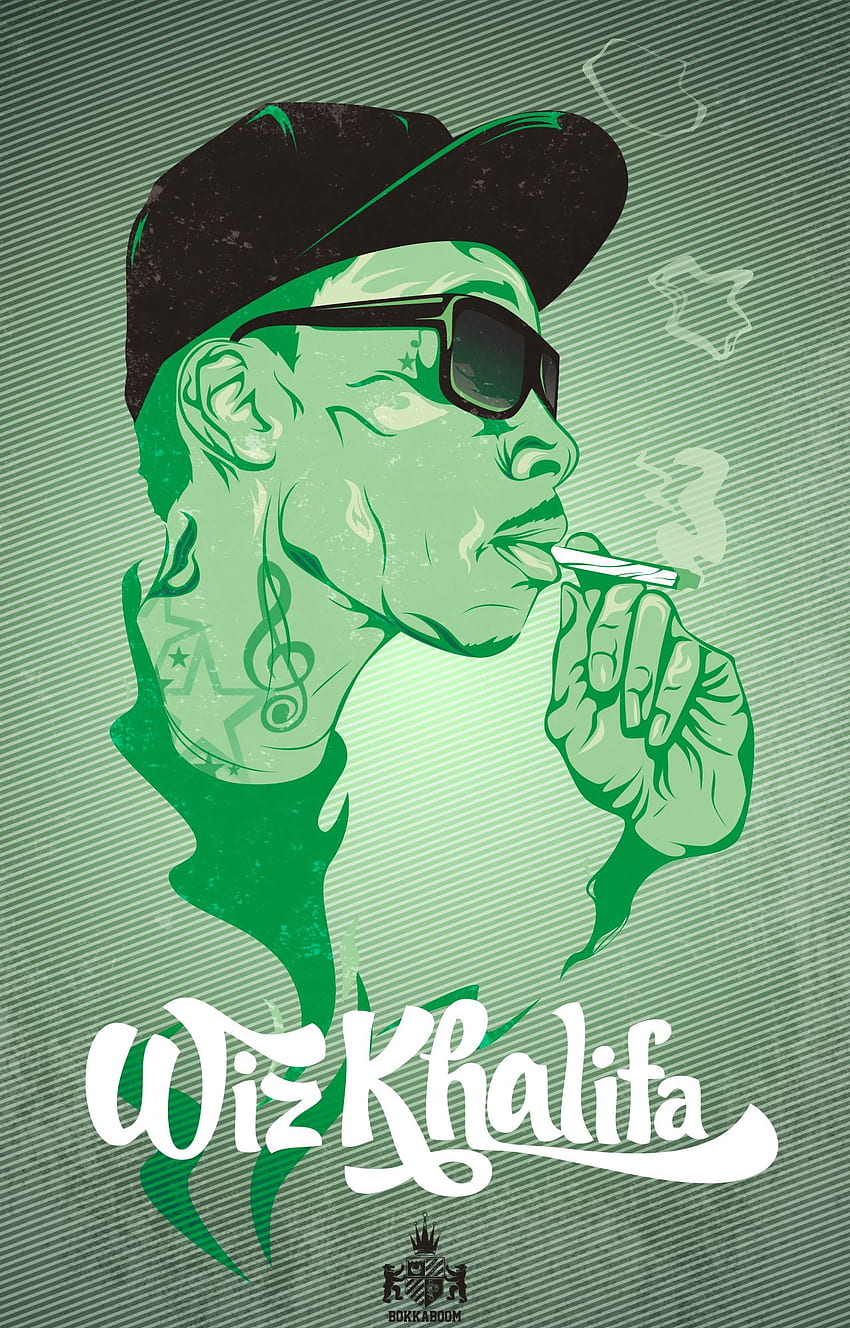of Wiz Khalifa Pop Art fo, Wiz Khalifa Cartoon Pop Art HD phone wallpaper
