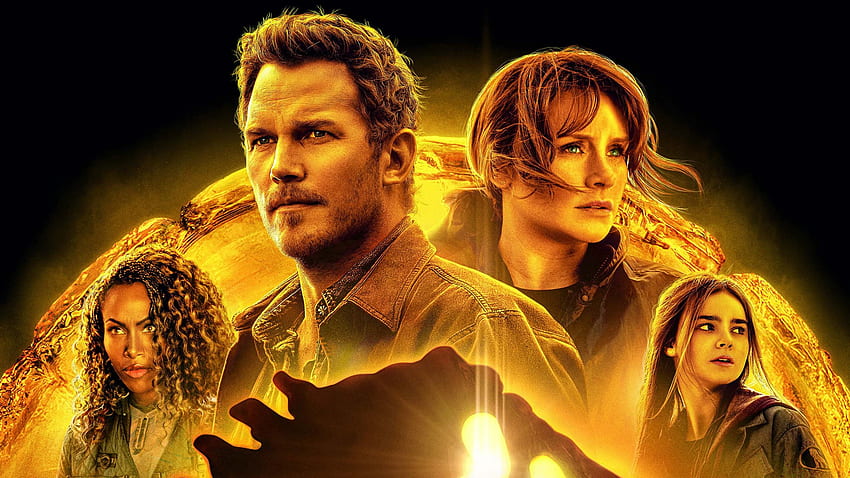 Bryce Dallas Howard Chris Pratt Jurassic World Dominion Fond d'écran HD