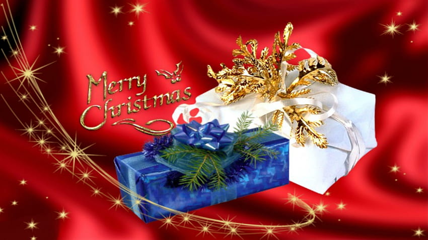 ~*~ Merry Christmas ~*~, christmas presents, merry christmas, holidays greetings, christmas HD wallpaper