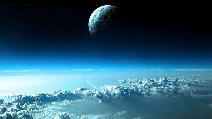 Space background, Space Ocean HD wallpaper