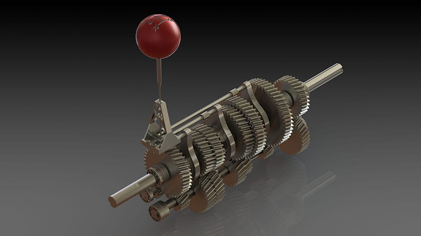 Solidworks Renders Of A 5 Speed + Reverse Manual Transmission [] HD wallpaper