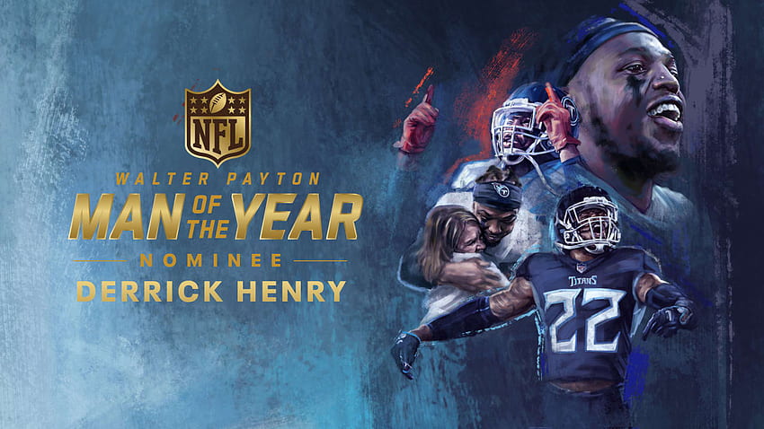 Derrick Henry Named Titans' Nominee For Walter Payton Man of the Year Award HD wallpaper