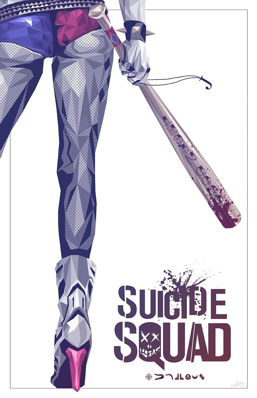 px Harley Quinn Escuadrón Suicida, Arte Harley Quinn Escuadrón Suicida fondo de pantalla del teléfono