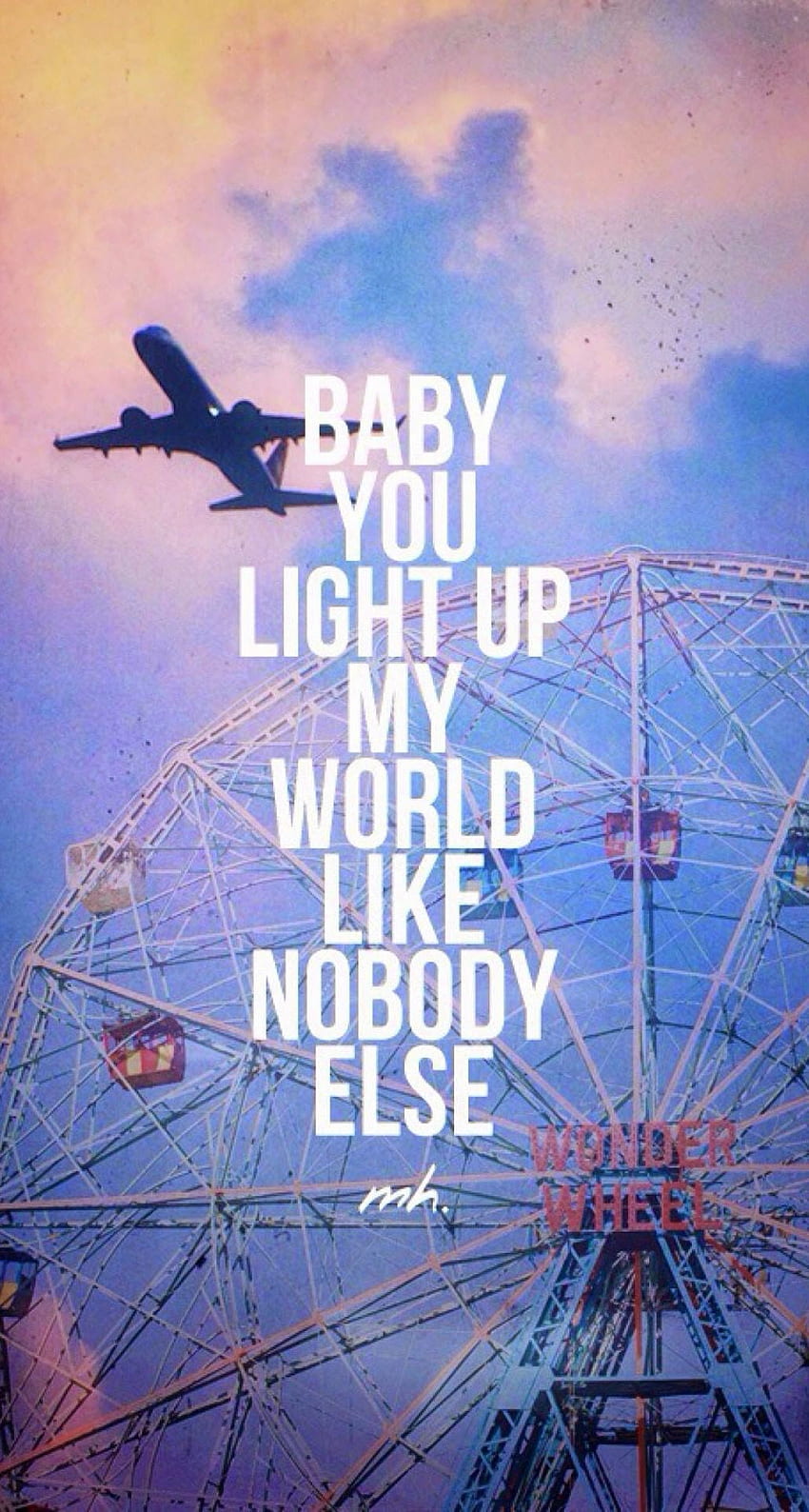 Baby You Light Up My World Like Nobody Else iPhone 6 Plus, Aviation 6 Plus HD phone wallpaper