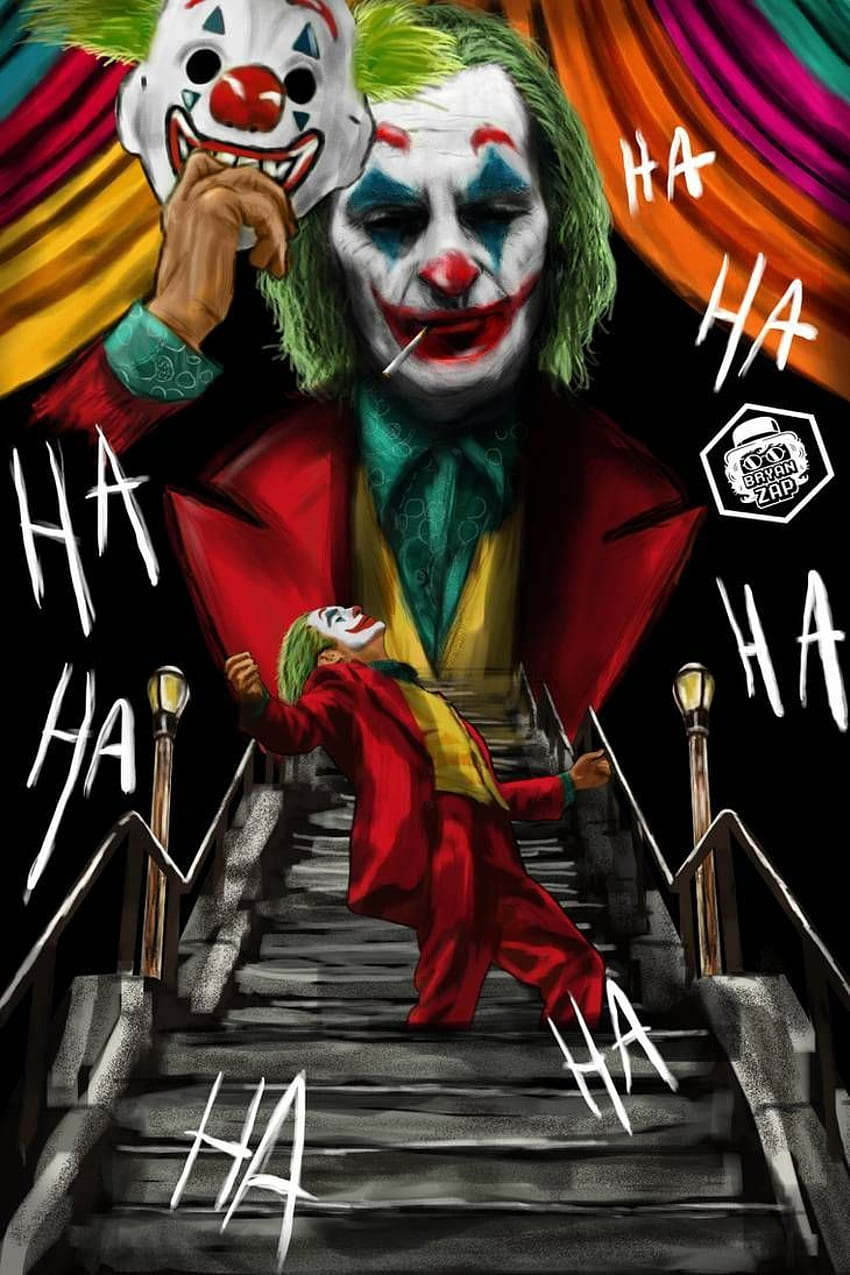 Joker Stairs Art in 2020. Joker artwork HD phone wallpaper