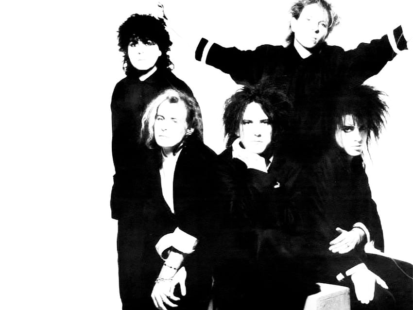 The Cure, 80s, ดนตรี, ขาวดำ, วงดนตรี, โรเบิร์ต สมิธ วอลล์เปเปอร์ HD