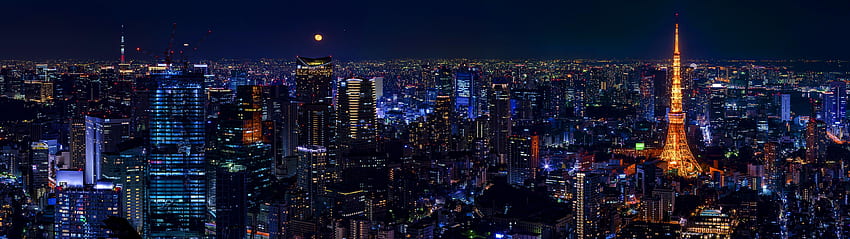 Tokyo, Cool 3840X1080 HD wallpaper