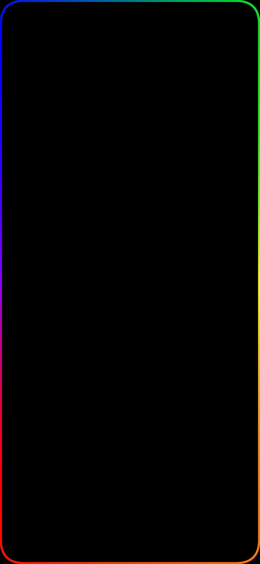Rainbow border for our people: Mi9T, Borders HD phone wallpaper