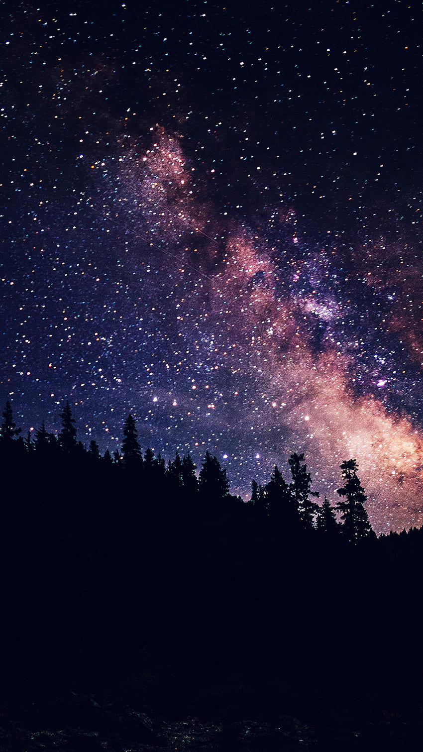 Night Sky Dark Space Milkyway Star Nature, Acotar HD phone wallpaper