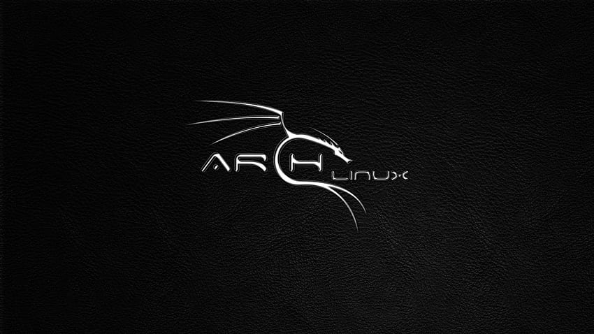 Arch Linux, Black Ultra Linux HD тапет