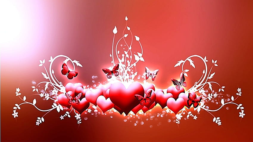 Love Hearts , Clip Art, Clip Art, Love Abstract Heart HD wallpaper