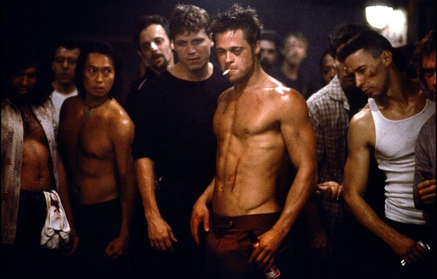 Brad Pitt Hot Hintergrund Pc Fight Club Hot Geteilt von Blinnie32. Fans teilen HD-Hintergrundbild