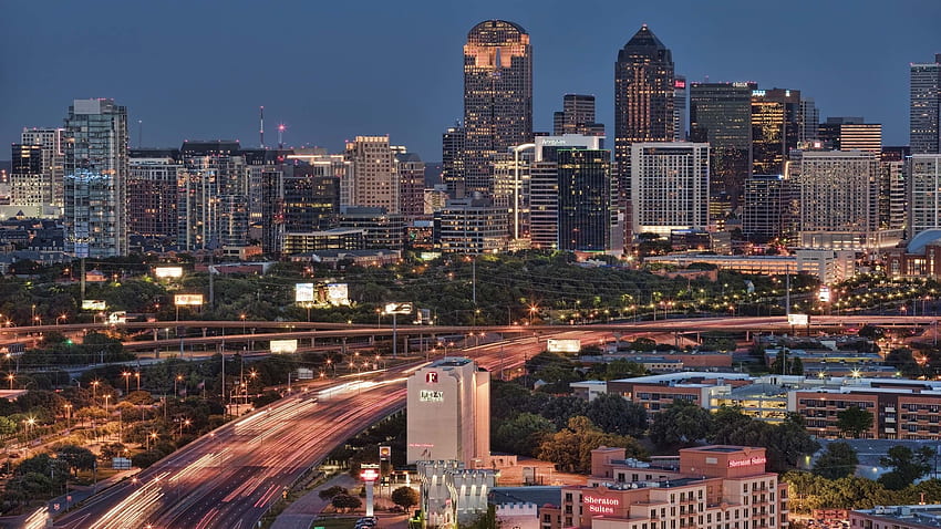 Houston skyline - Android, iPhone, Background, Houston Texas HD wallpaper