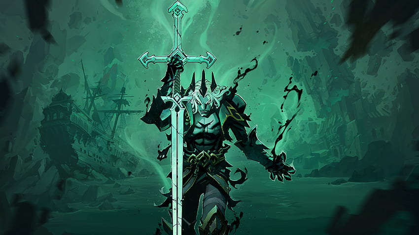 Ruined King: A League of Legends Story, Videospiel, König mit Schwert HD-Hintergrundbild
