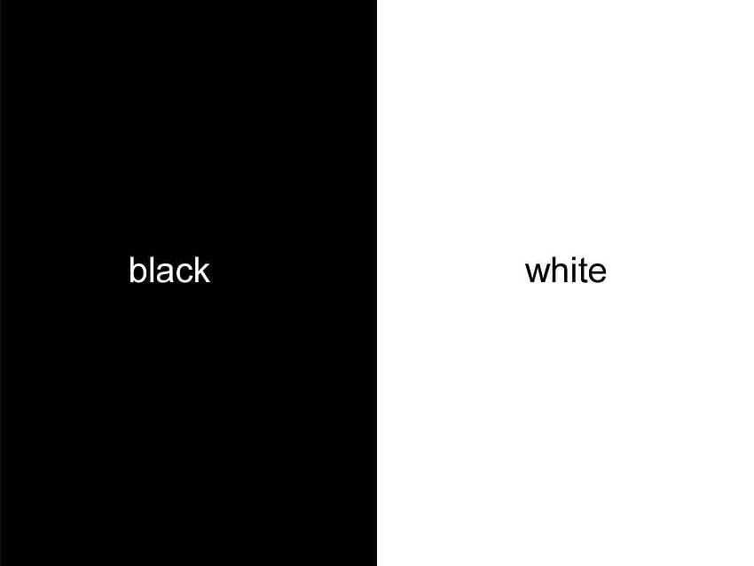 Black And White Background - PowerPoint Background for PowerPoint Templates, Half Black Half White HD wallpaper